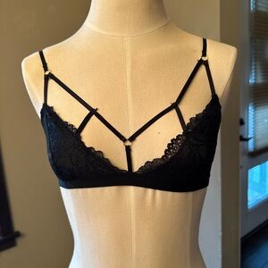 Out from Under Elegant Black Lace Bralette